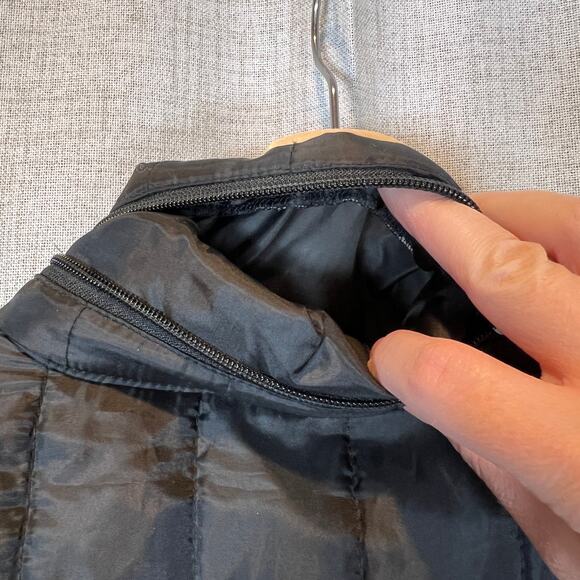 Hippy Tree Jacket Mens Large Black Full Zip Quilted Hunter Series Stow Away Hood - Picture 9 of 13